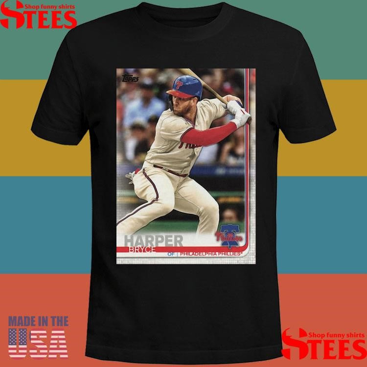 Bryce Harper Philadelphia Phillies 2019 Topps Baseball Card Player Shirts