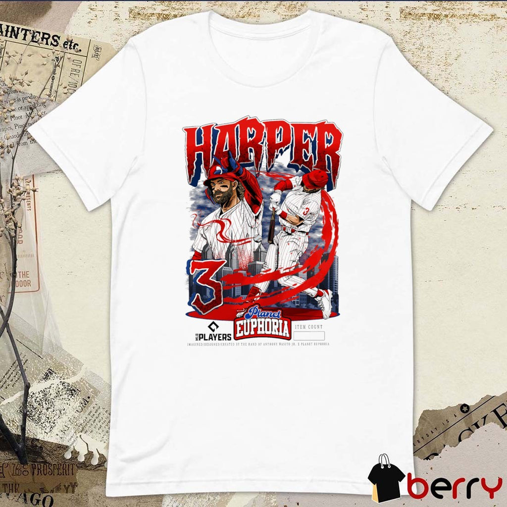 Bryce Harper V3 Philadelphia Phillies MLB Planet Euphoria Art 2026 t-shirt