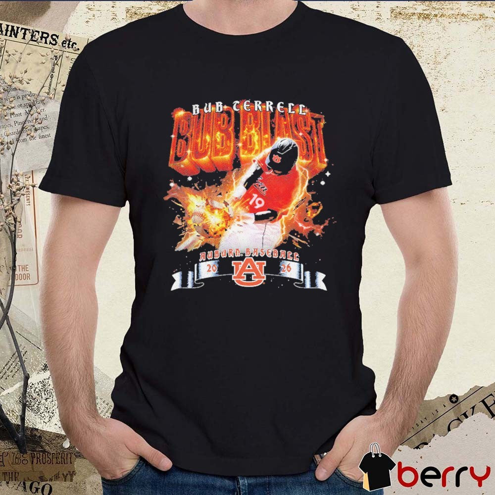 Bub Terrell Bub Blast Auburn Tigers NCAA Graphic t-shirt