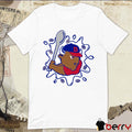 Buffalo Bisons Youth Light Yellow Cereal Cap Logo Minor League Baseball t-shirt