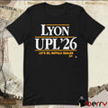 Buffalo Sabres Alex Lyon and Ukko-Pekka Luukkonen Lyon-UPL ’26 Let’s Go Buffalo Goalies t-shirt
