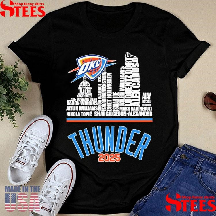 Built For Thunder Okc Thunder 2025 Shirts