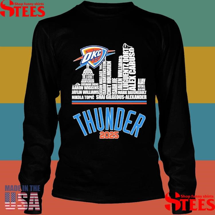 Built For Thunder Okc Thunder 2025 Shirts