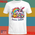 Bunny With Chicken Happy Easter 420 2025 Shirts