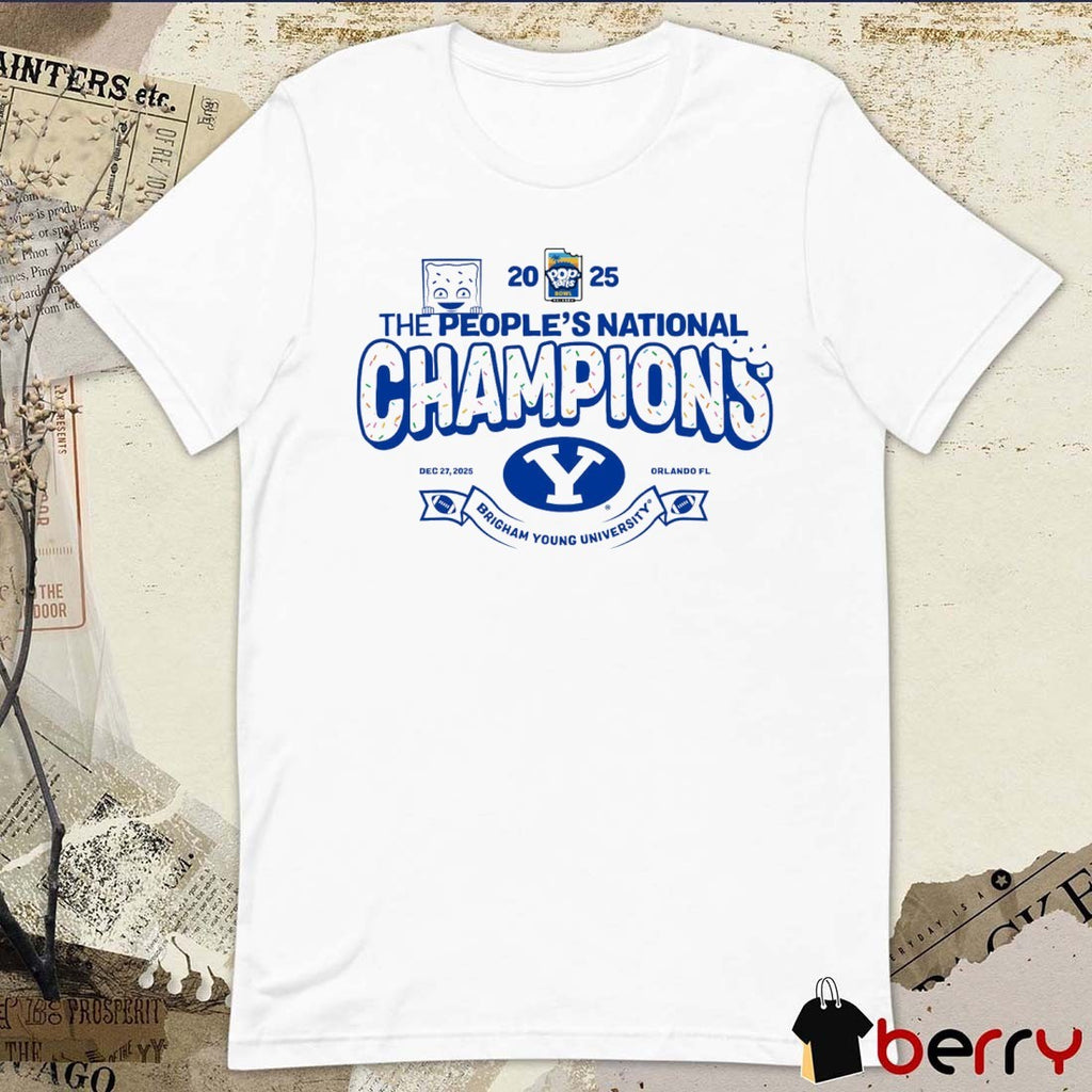 Byu Cougars 2025 Pop-Tarts Bowl The People’s National Champions Brigham Young University Orlando FL t-shirt