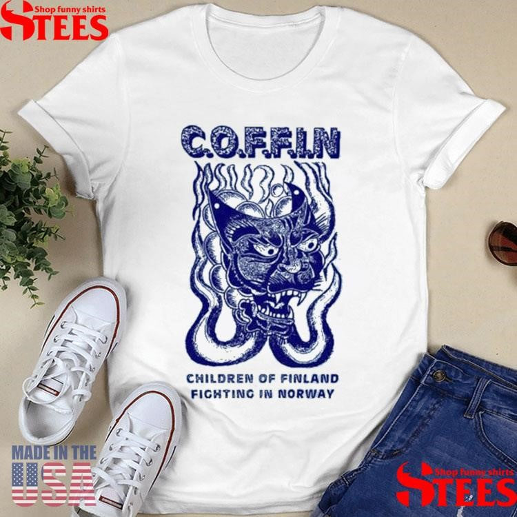 C.o.f.f.i.n Children Of Finland Fighting In Norway Yummi Tiger Baby Shirts