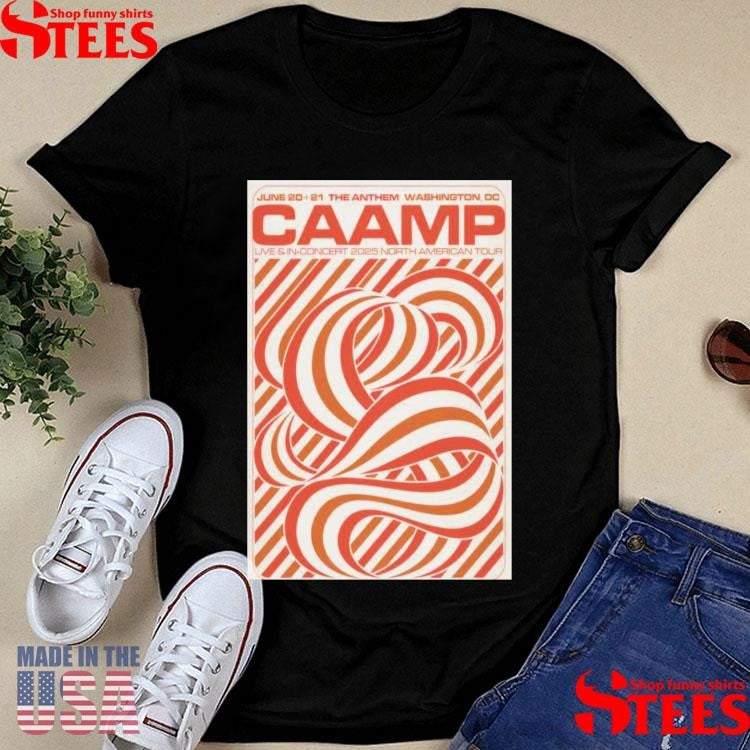 Caamp June 20 2025 Washington, Dc T-shirt