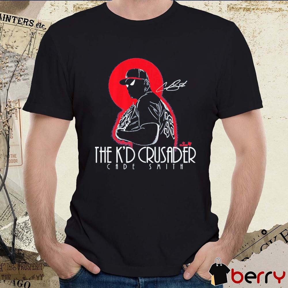 Cade Smith The K’D Crusader Cleveland Guardians MLB Signature t-shirt