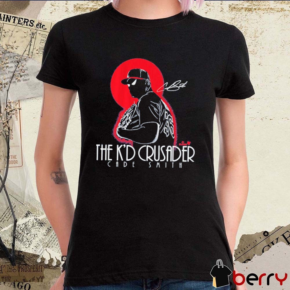 Cade Smith The K’D Crusader Cleveland Guardians MLB Signature t-shirt