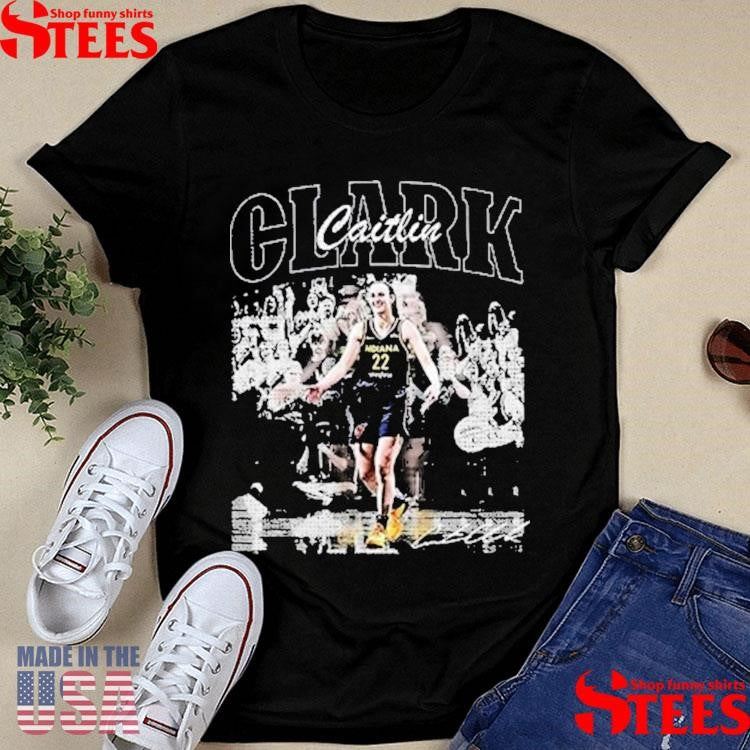 Caitlin Clark With Signature Indiana Basketball Shirts