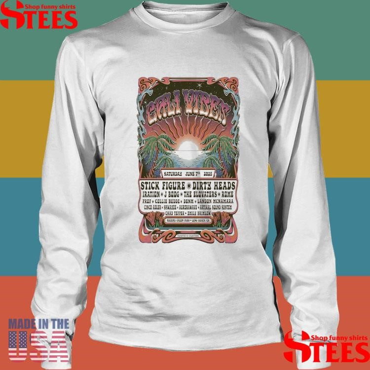 Cali Vibes 2025 Festival Long Beach, California June 7, 2025 T-shirt