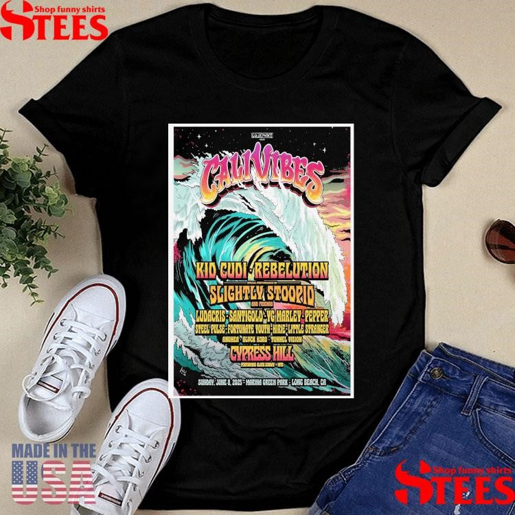 Cali Vibes Long Beach, California June 8, 2025 T-shirt