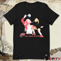 Callahan Wiegandt Western Kentucky University Volleyball Cartoon t-shirt
