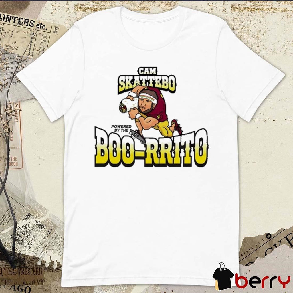 Cam Skattebo Boo-rrito Arizona State Sun Devils Caricature t-shirt