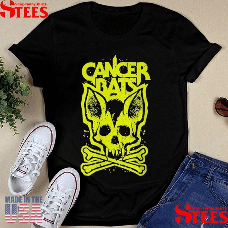 Cancer Bats Slime Bat Skull & Crossbones T-shirts