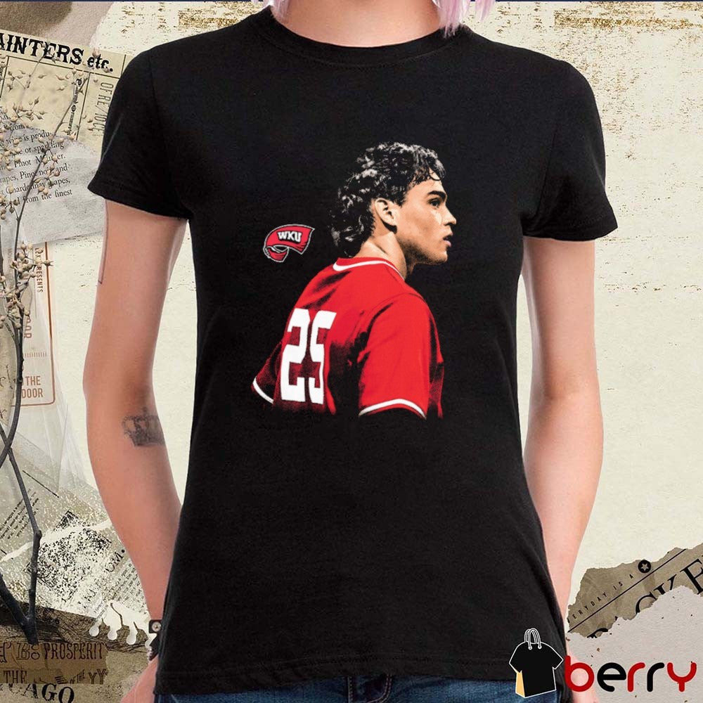 Carlos Vasquez Western Kentucky Hilltoppers baseball NCAA Division I Portrait t-shirt