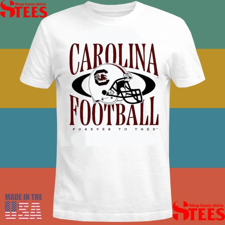 Carolina Gamecock Football Forever To Thee Helmet Logo T-shirts