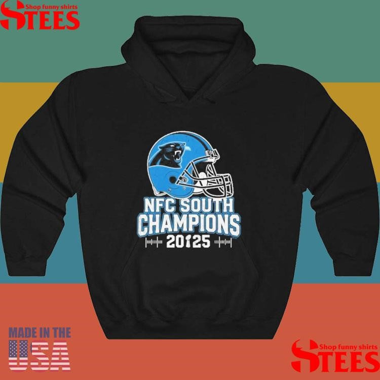 Carolina Panthers Nfc South 2025 Champions T-shirt