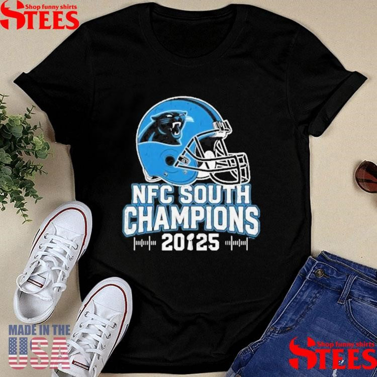 Carolina Panthers Nfc South 2025 Champions T-shirt