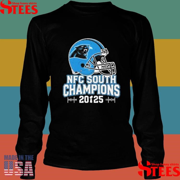 Carolina Panthers Nfc South 2025 Champions T-shirt
