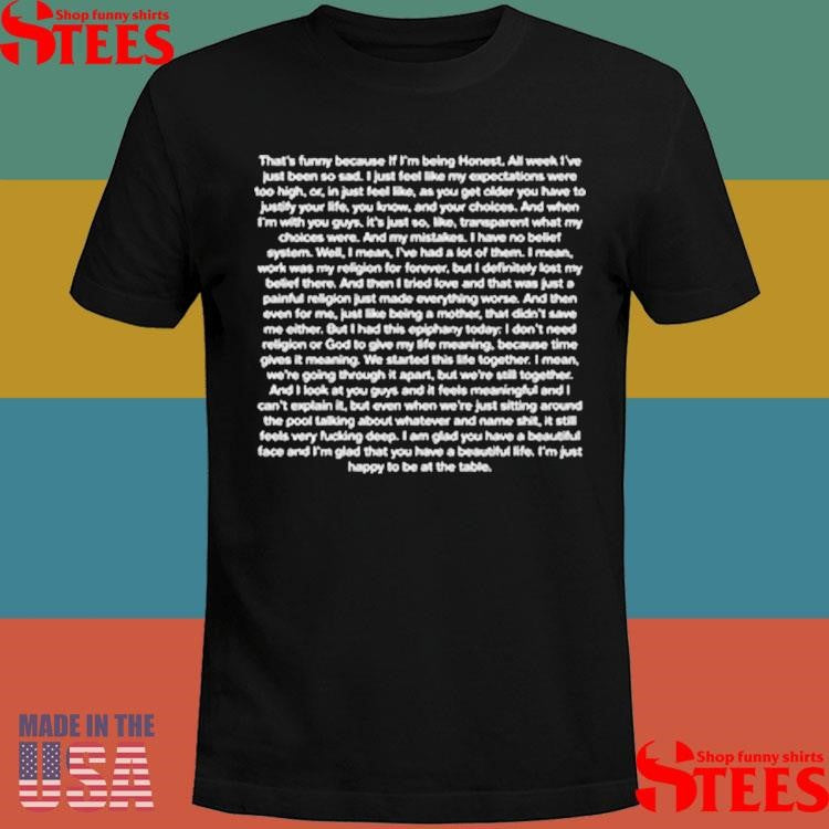 Carrie Coon Monologue Shirts