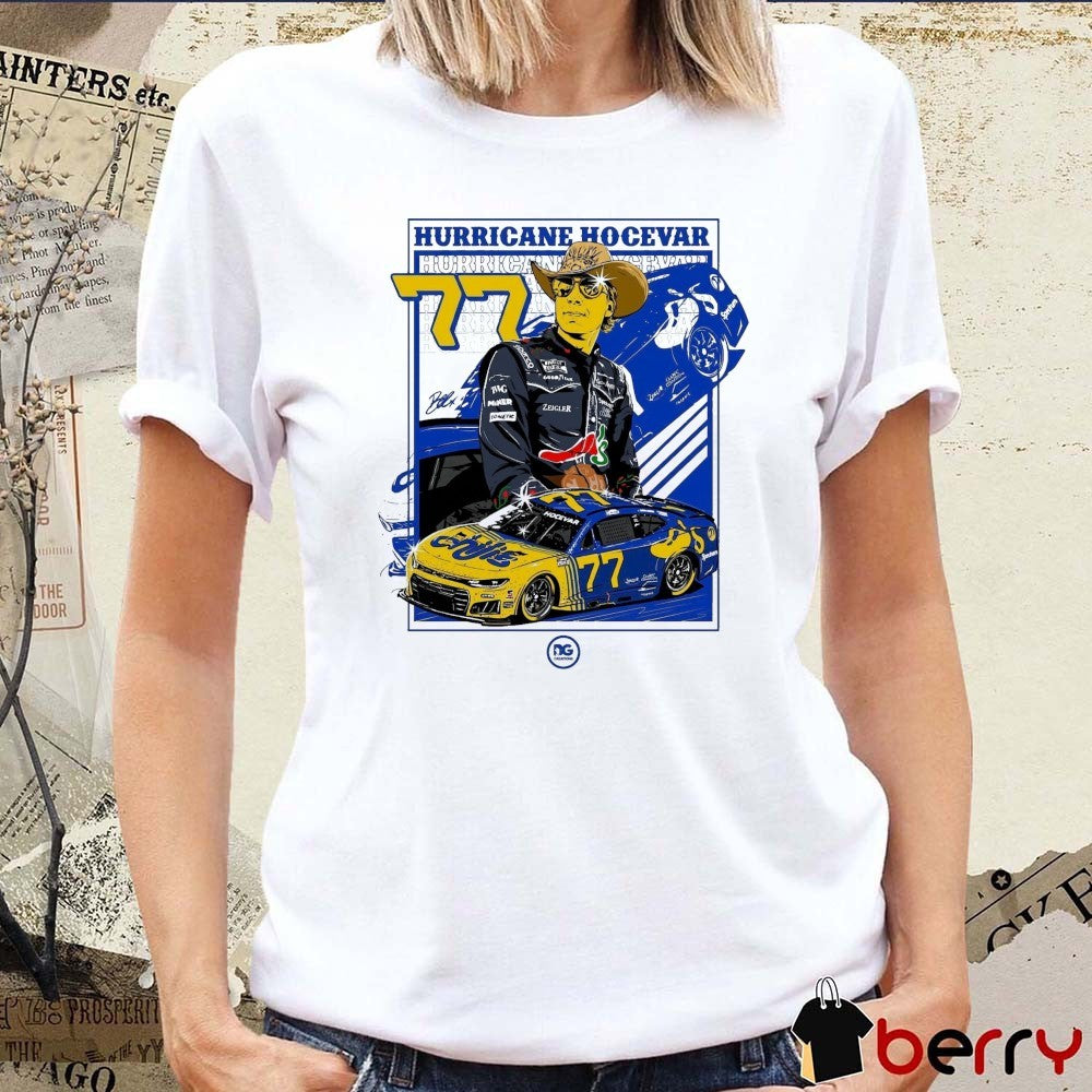 Carson Hocevar Hurricane Hocevar NASCAR Darlington Raceway Art Signature t-shirt
