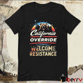 Cartel California California Override Welcome To The Resistance Vintage Retro t-shirt
