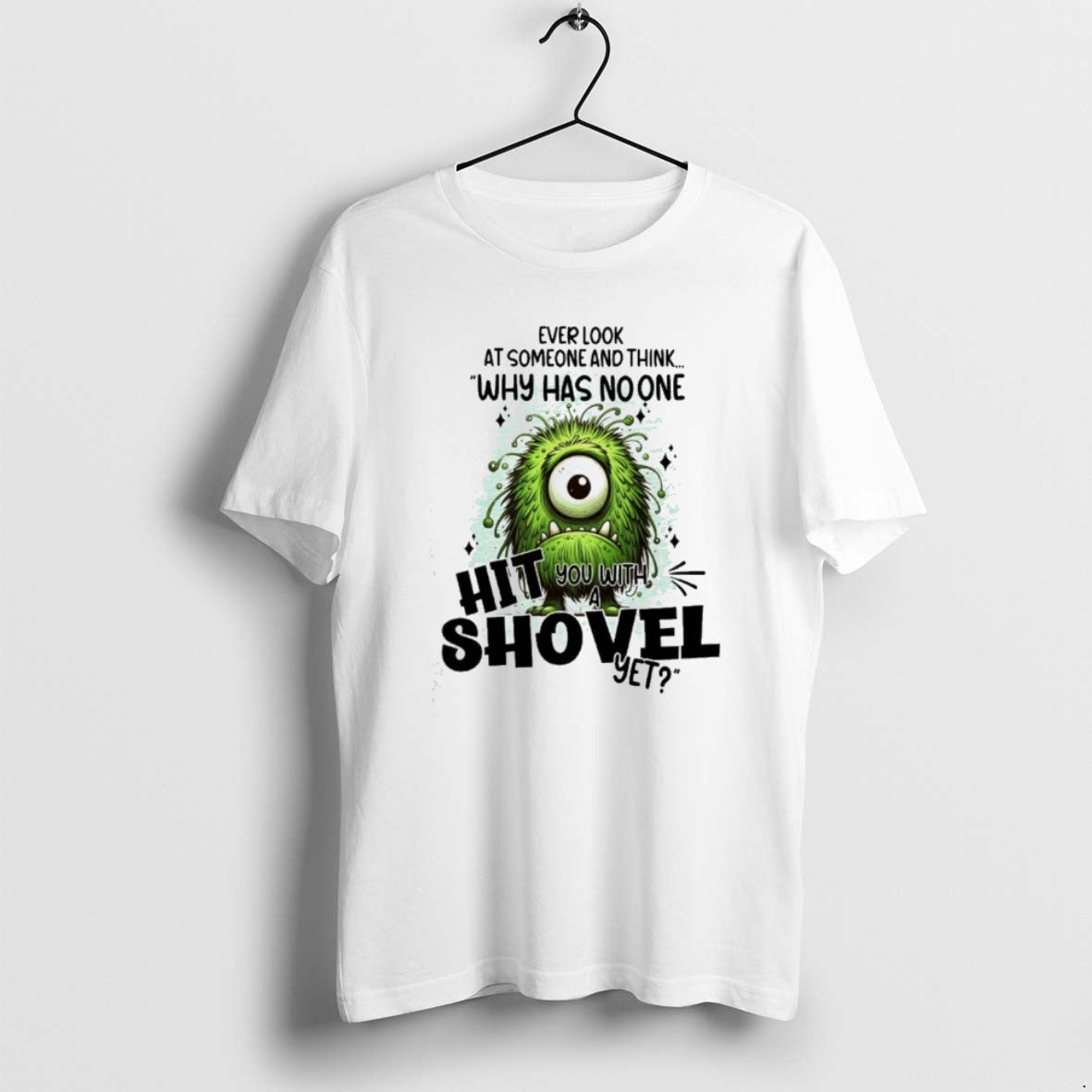 Official Cartoon Monster Ever Look At Someone And Think Why Has No One Hit You T-Shirts, Hoodie, Sweatshirt | CiraTrend.com