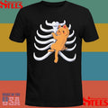 Cat Climbing Rib Cage T-shirt