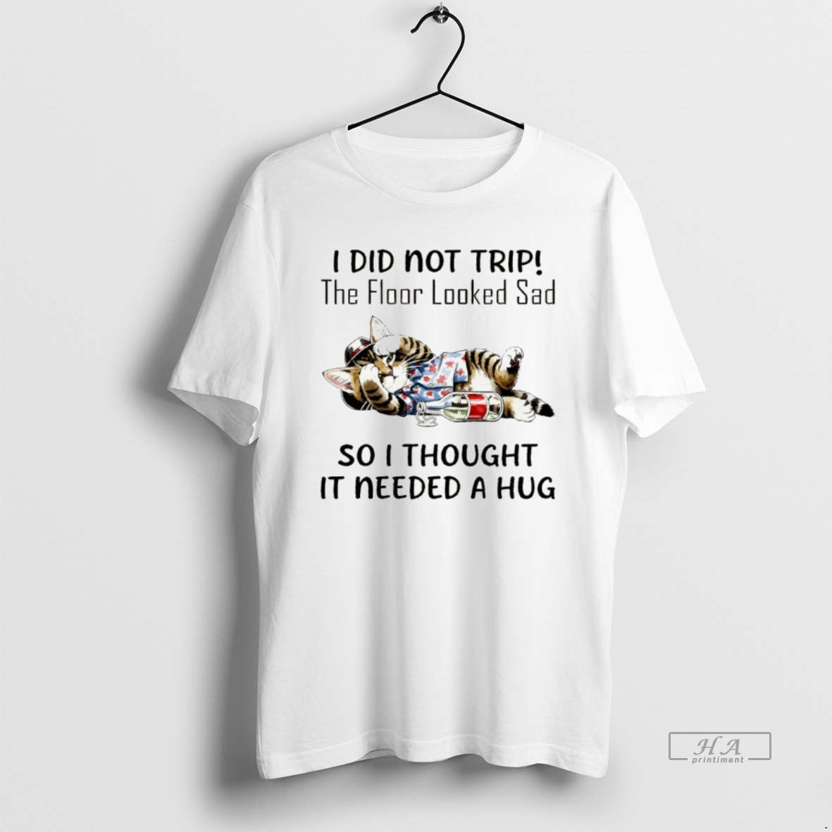 Official Cat I Did Not Trip The Floor Looked Sad So I Thought It Needed T-Shirts, Hoodie, Sweatshirt | CiraTrend.com