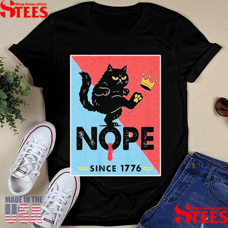 Cat No Kings In America T-shirt