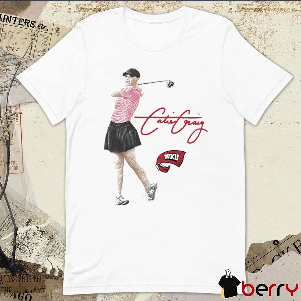 Catie Craig Portrait WKU Signature Painting t-shirt