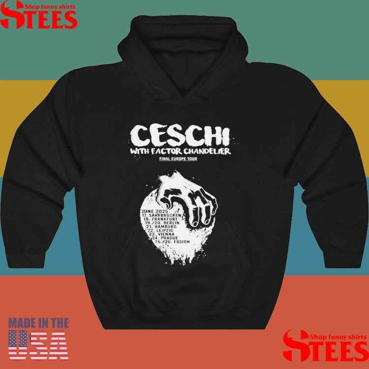 Ceschi Final Europe 2025 Tour T-shirt