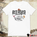 Champion Texas Longhorns vs. Oklahoma Sooners Red River Rivalry Stadium Match Up Vintage t-shirt