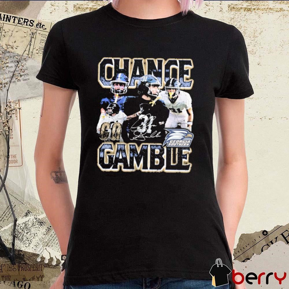 Chance Gamble Georgia Southern Eagles 90s Graphic Signature t-shirt