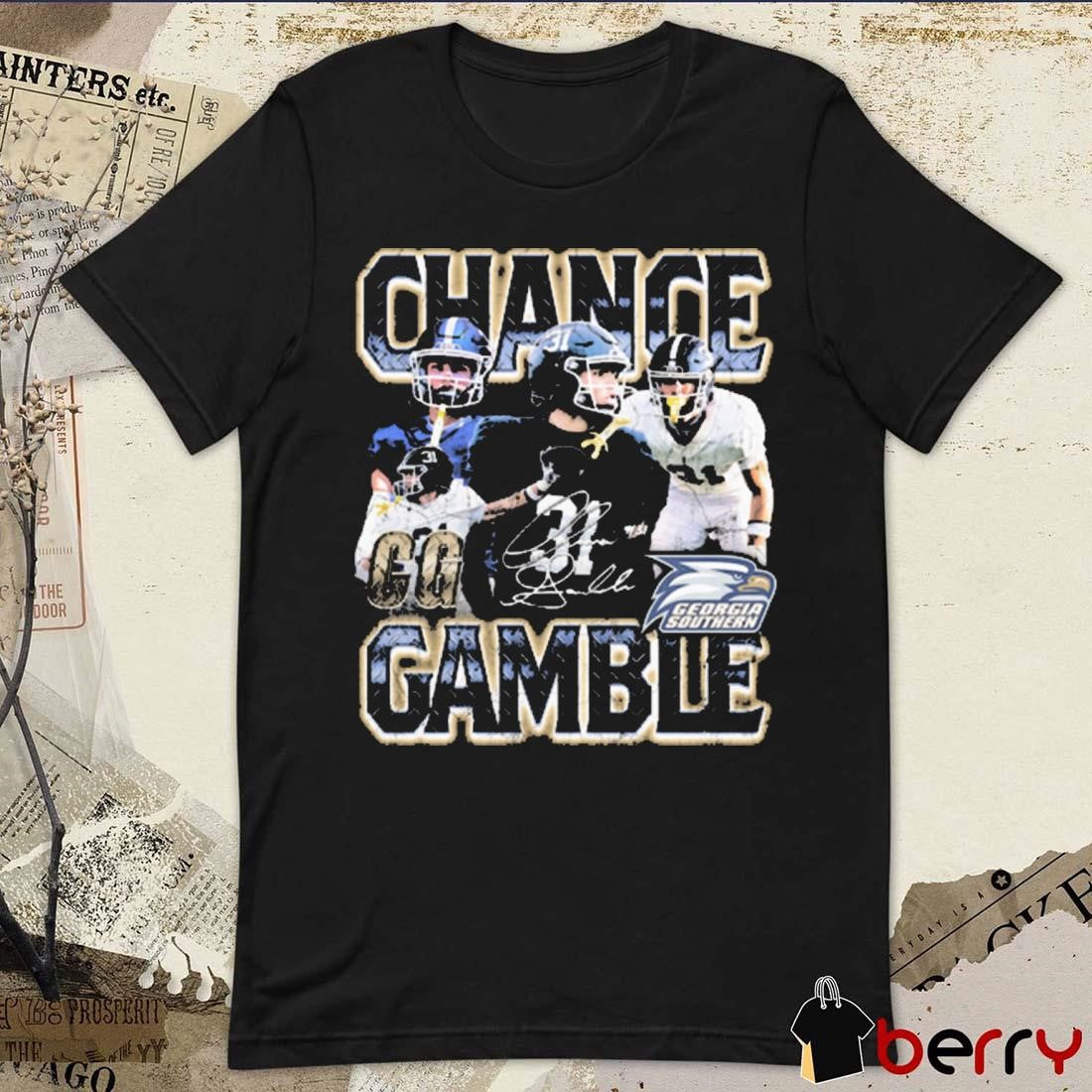 Chance Gamble Georgia Southern Eagles 90s Graphic Signature t-shirt