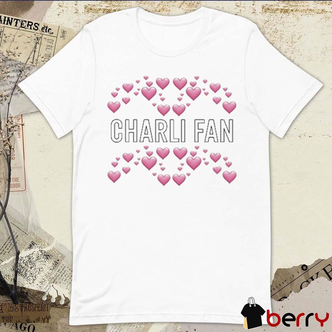 Charli Damelio Wearing Charli Fan t-shirt