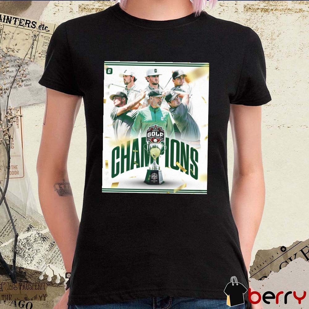 Charlotte Men’s Golf Team 2026 American Athletic Conference Champions Poster t-shirt