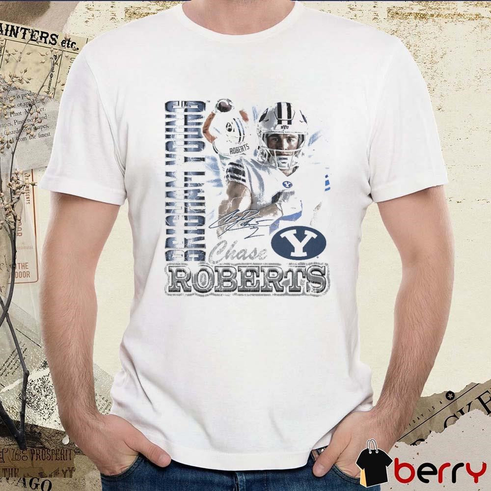 Chase Roberts Brigham Young BYU Cougars 90s Graphic Signature t-shirt