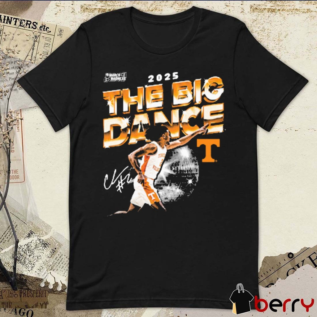 Chaz Lanier Let’s Dance The Big Dance Tennessee Vols Basketball 2025 NCAA March Madness Signature t-shirt