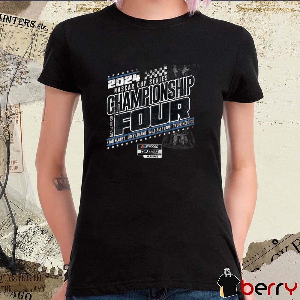 Checkered Flag Sports 2024 NASCAR Cup Series Championship Four Ryan Blaney Joey Logano t-shirt