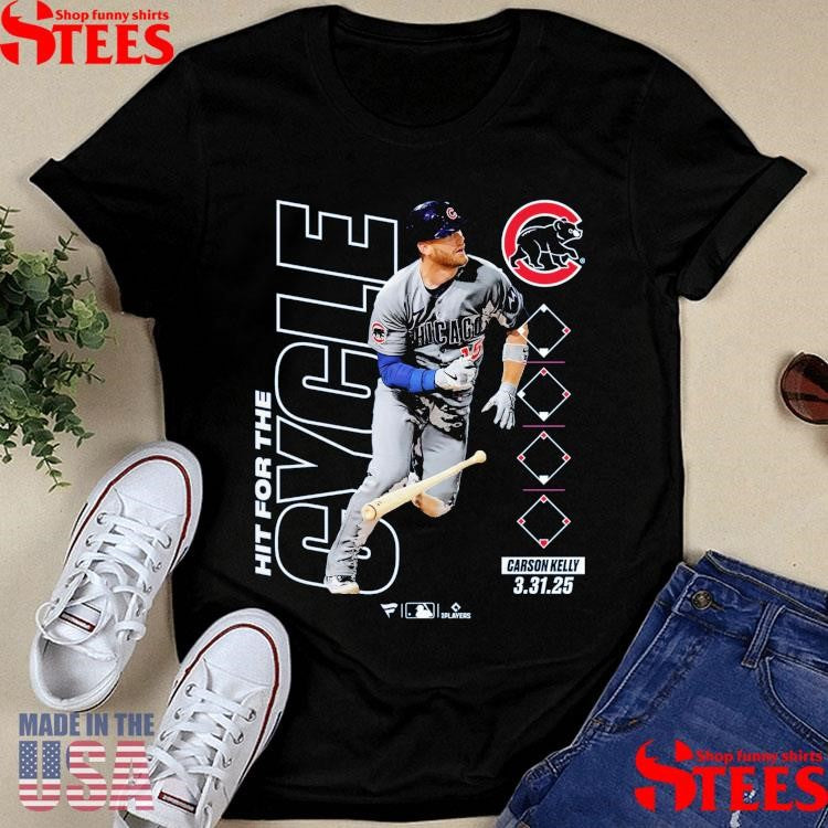 Chicago Cubs Carson Kelly Royal Hit For The Cycle Shirts