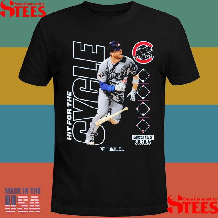 Chicago Cubs Carson Kelly Royal Hit For The Cycle Shirts