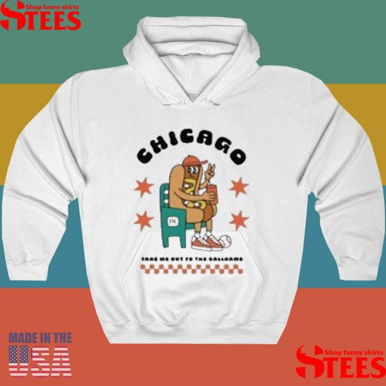 Chicago Hot Dog Mascot Take Me Out To The Ballgame Shirts