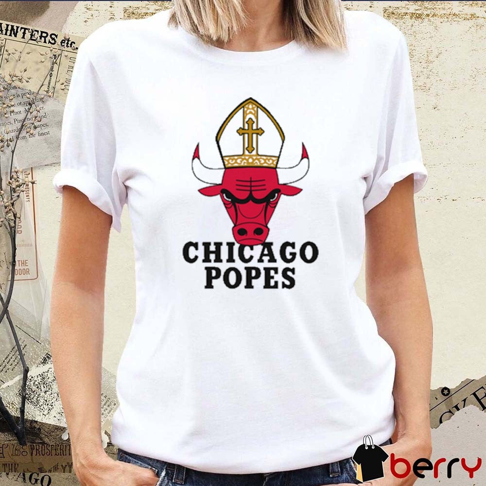 Chicago Popes Chicago Bulls x Pope Leo XIV Funny t-shirt