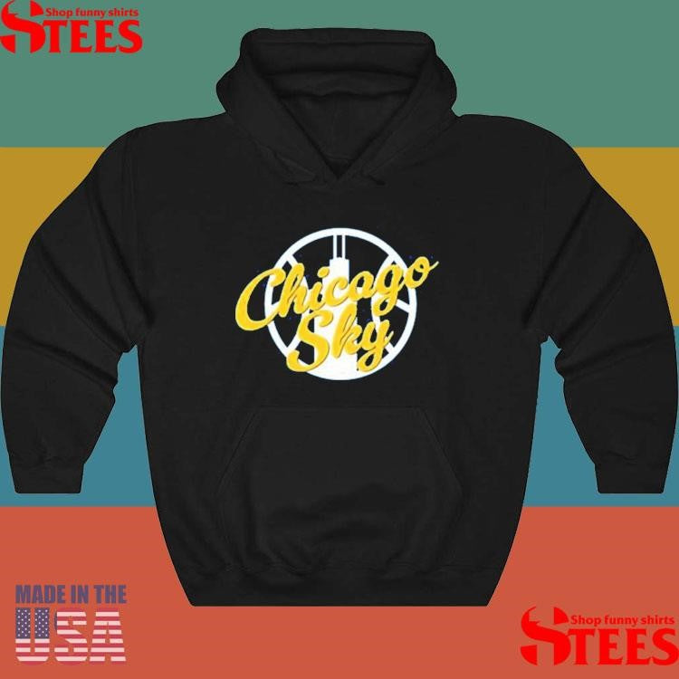 Chicago Sky Team Sky Script Hot T-shirt