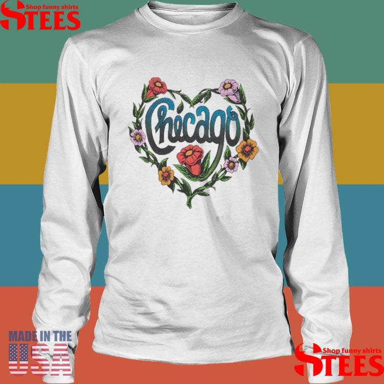 Chicago Tourist Flower Shirts