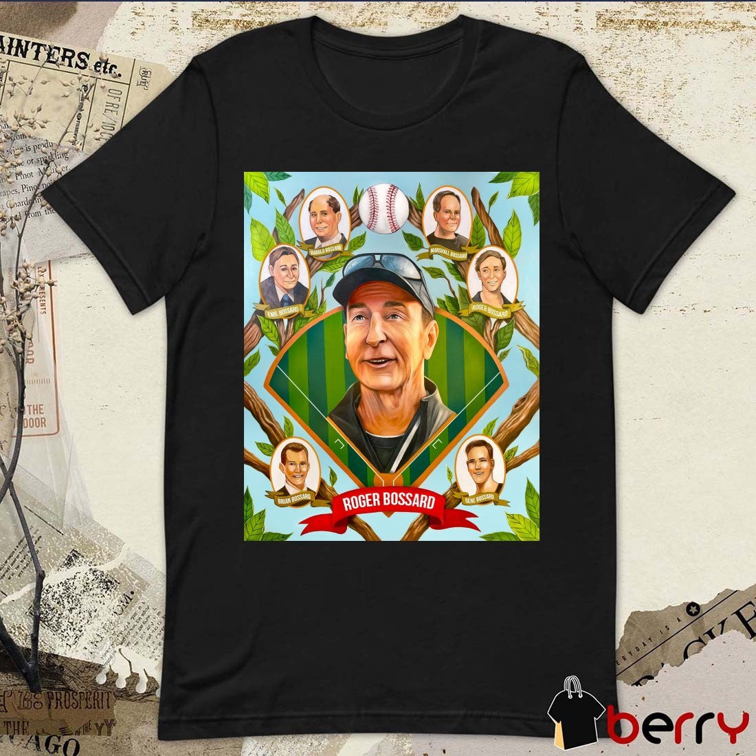 Chicago White Sox Roger Bossard Brian Bossard Gene Bossard Emil Roger Harold Marshall Art Poster t-shirt