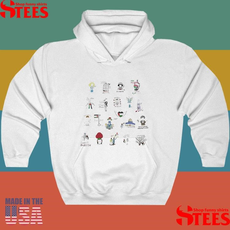 Children Of Art Free Palestine T-shirt