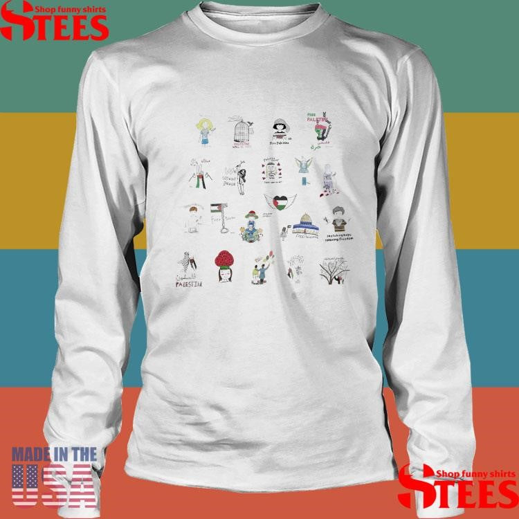Children Of Art Free Palestine T-shirt